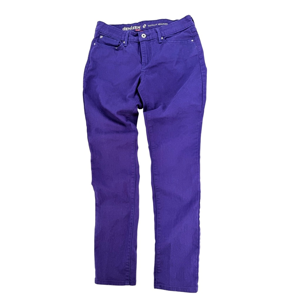 Denizen Levi's Purple Totally Shaping Skinny Jeans 6 Minimalist Streetwear